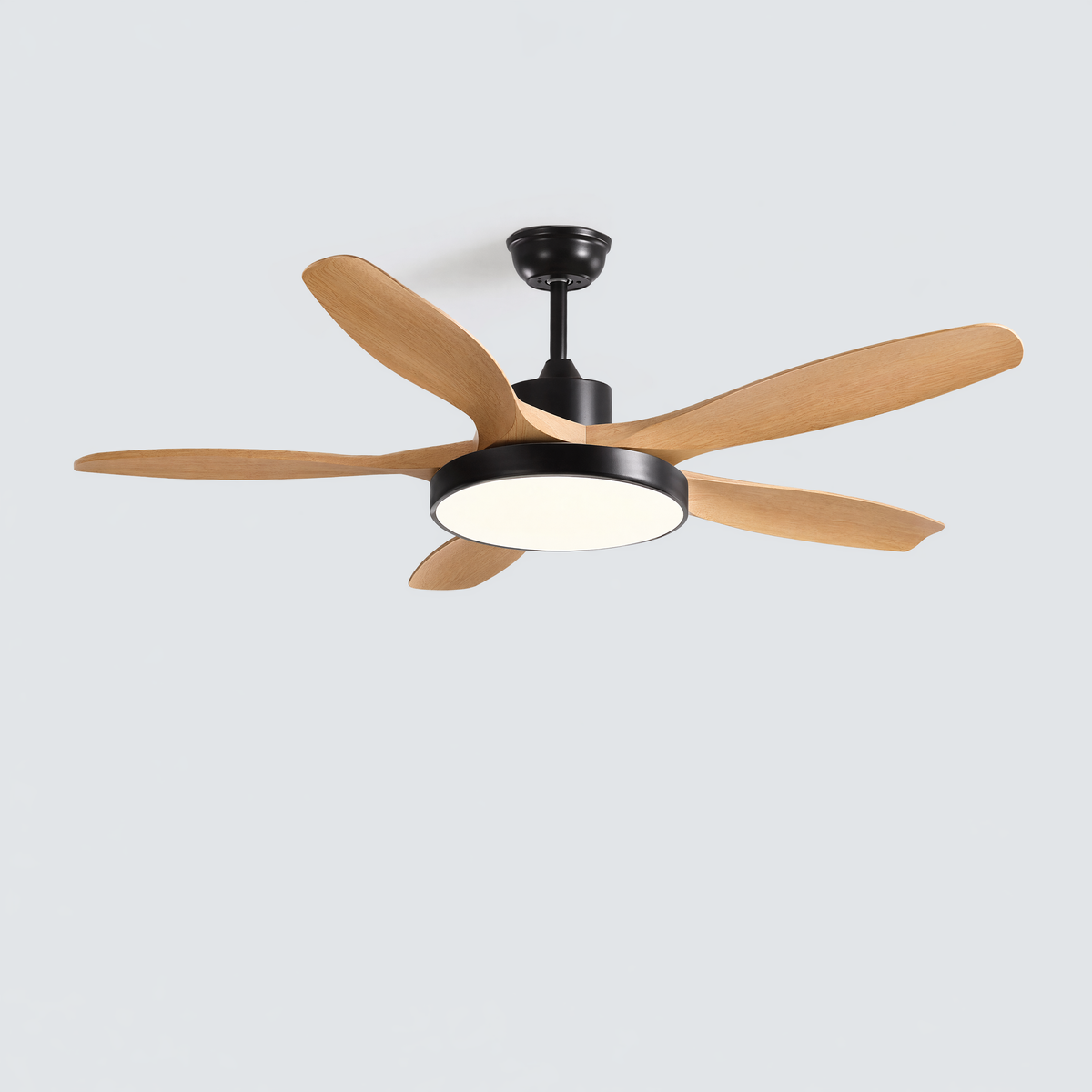Scandi Ceiling Fan with Light, Reversible Motor & Remote Control