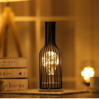 Cordless LED Table Lamp in Steel, Three Shapes