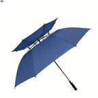 Extra-Large Automatic Vented Umbrella, Double Canopy