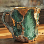 Crystal-Texture Design Mug for Coffee, Tea and Cold Drinks
