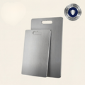 Titanium-Finish Chopping Board with Smooth Surface, 34 x 23cm