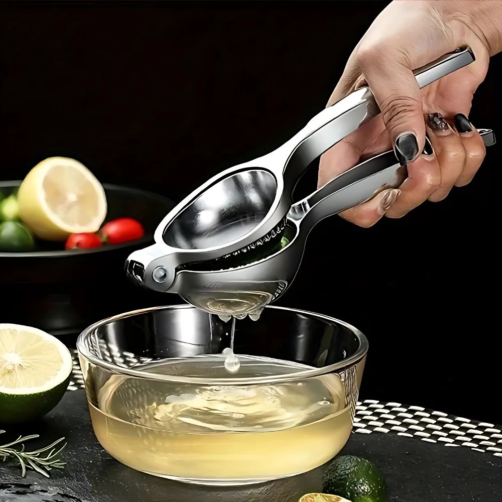 Stainless Steel Citrus Press 22cm, Manual Lemon and Lime Squeezer