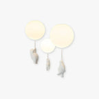 Kids Bear and Balloon Pendant Light with Warm LED