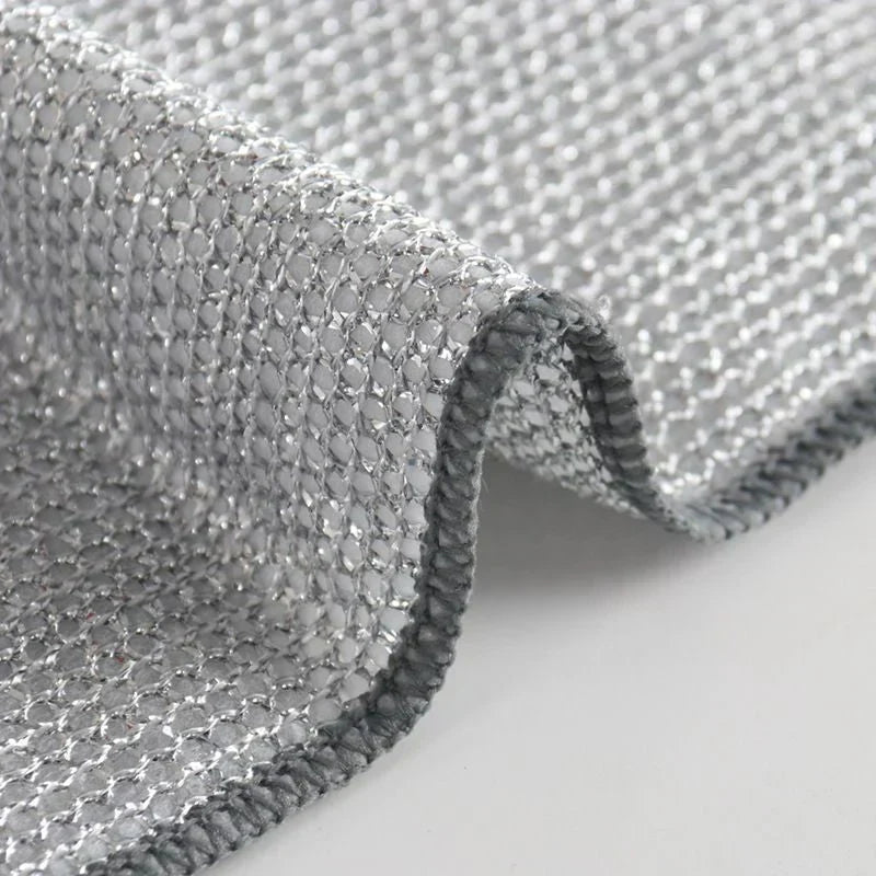 Scratch-Free Reusable Dishcloths, Mesh Weave, Set of 10
