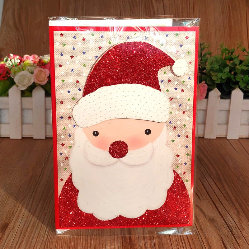 Musical Christmas Cards with Light and Sound, 12 Designs