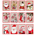 Musical Christmas Cards with Light and Sound, 12 Designs