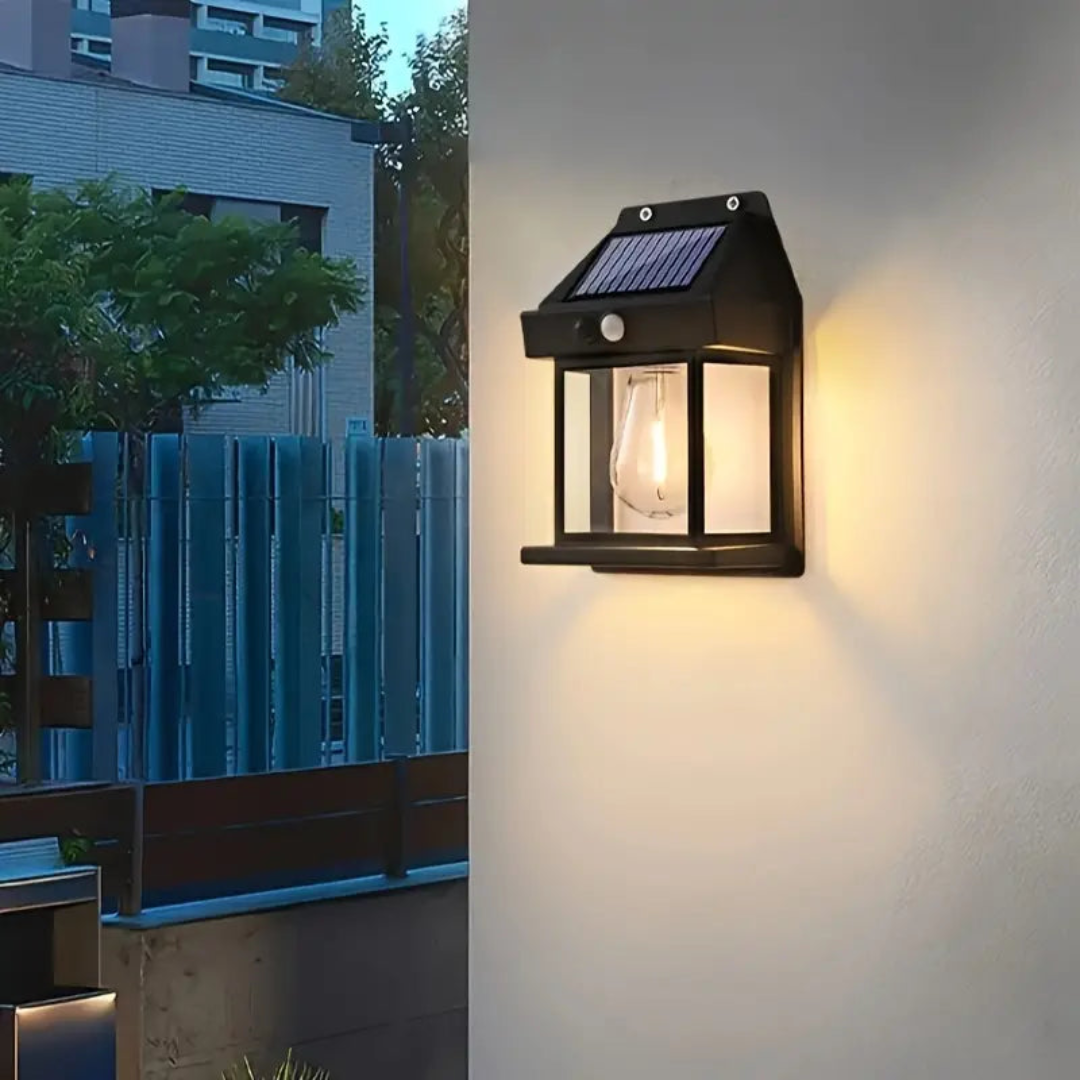 Solar Wall Light with Motion Sensor, 3 W LED, IP44