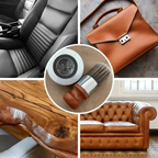 Colourless Leather Balm with Applicator for Sofas and Car Seats