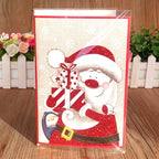 Musical Christmas Cards with Light and Sound, 12 Designs