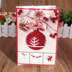 Musical Christmas Cards with Light and Sound, 12 Designs