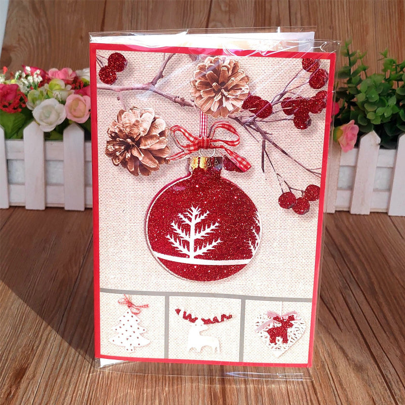 Musical Christmas Cards with Light and Sound, 12 Designs