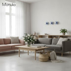 3-Light Wall Light with Spherical Glass Shades, Nine Colours