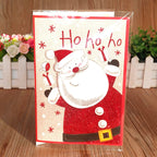 Musical Christmas Cards with Light and Sound, 12 Designs