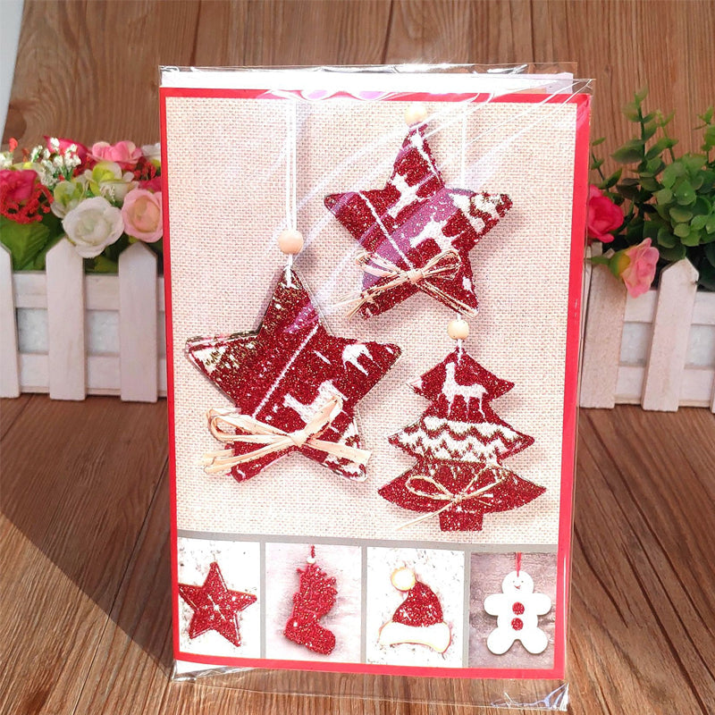 Musical Christmas Cards with Light and Sound, 12 Designs