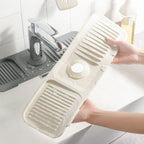 Silicone Tap Mat, Self Draining Anti Slip Sink Protector