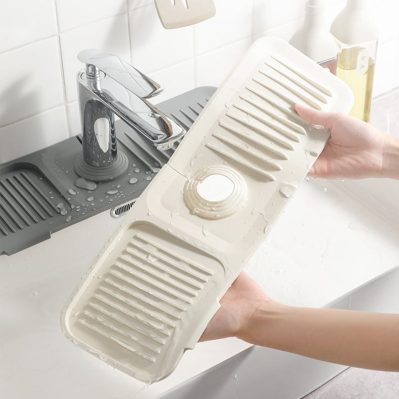 Silicone Tap Mat, Self Draining Anti Slip Sink Protector