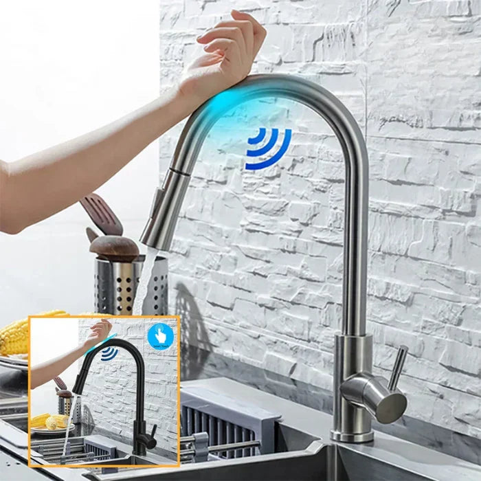Touchless Sensor Kitchen Tap with Pull-Out Spray Hose