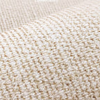 Jute Doormat with Contrast Woven Border, Non-Slip Backing