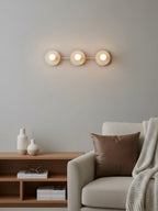 Minimalist 3-Light Wall Light, 55.9cm Wide, Eight Colours
