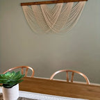 Macrame Cotton Wall Hanging, 100 x 60 cm, Boho Style