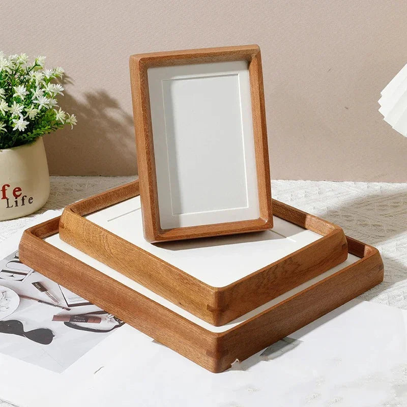 Solid Wood Photo Frame with Rounded Corners, Five Sizes
