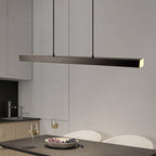 Linear LED Pendant Light, 80-150cm, Black or Brown, Dimmable