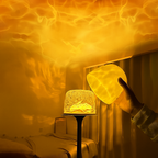 Cordless Touch Table Lamp, Dimmable Warm LED with Metal Finish