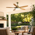 Scandi Ceiling Fan with Light, Reversible Motor & Remote Control