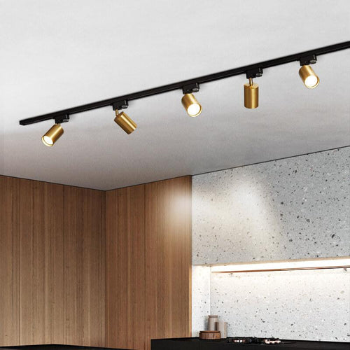 Adjustable Ceiling Track Light with 3, 4 or 5 Spots