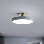 Round Nordic Acrylic Ceiling Light with Integrated LED
