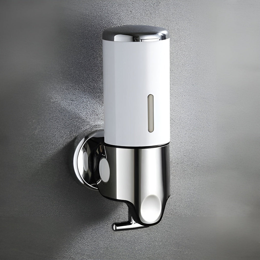 Wall-Mounted Soap Dispenser 500ml, Chrome Stainless Steel