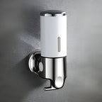 Wall-Mounted Soap Dispenser 500ml, Chrome Stainless Steel