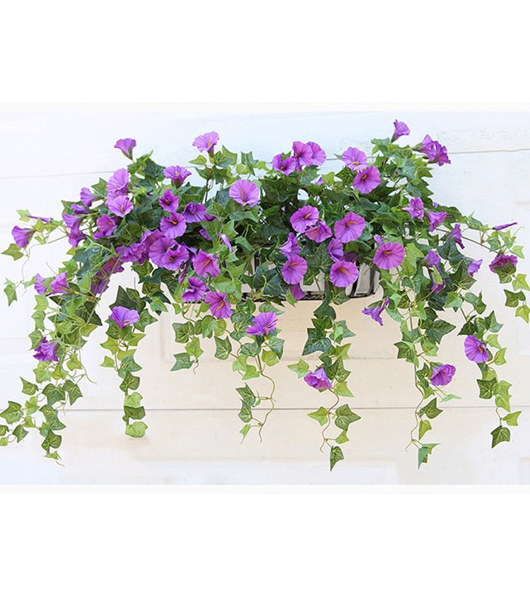 Artificial Trailing Flower Vine 90cm, UV Resistant, 44 Blooms