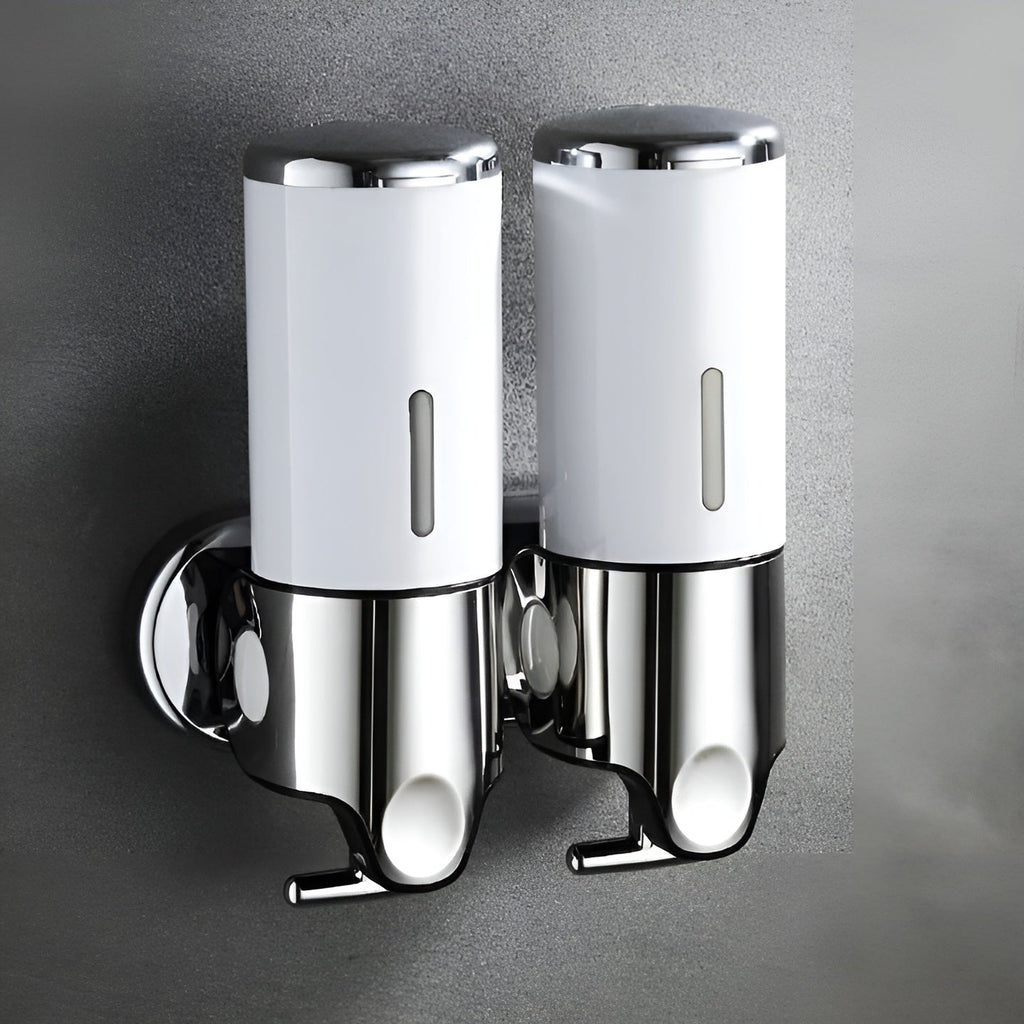 Wall-Mounted Soap Dispenser 500ml, Chrome Stainless Steel