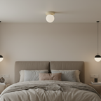 Frosted Glass Globe Wall or Ceiling Light, 12cm, G9 LED Included