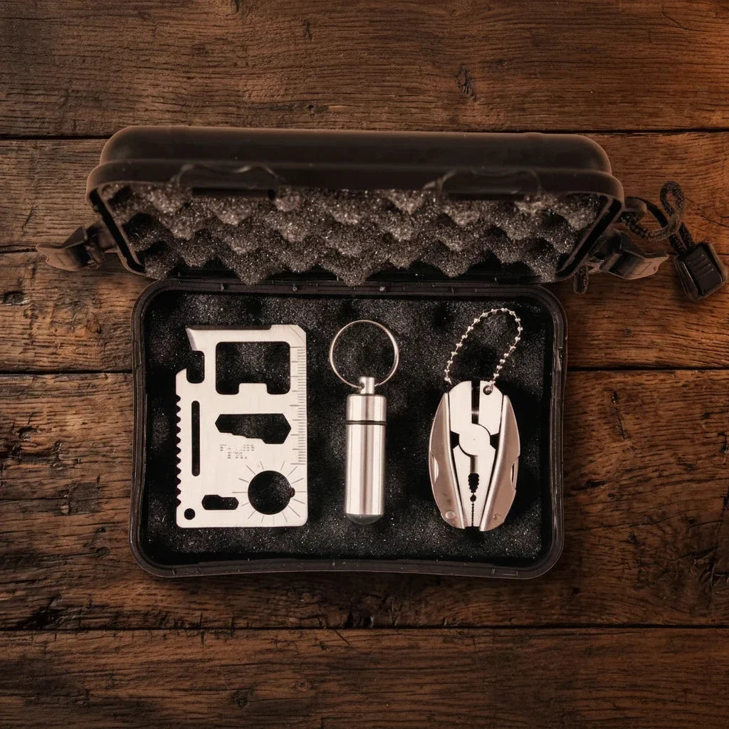 Advent Calendar with 24 Outdoor Tools for Camping and DIY