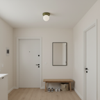 Frosted Glass Globe Wall or Ceiling Light, 12cm, G9 LED Included