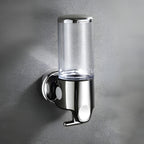 Wall-Mounted Soap Dispenser 500ml, Chrome Stainless Steel