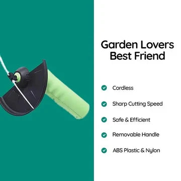 Cordless Mini Grass Trimmer for Edges and Borders