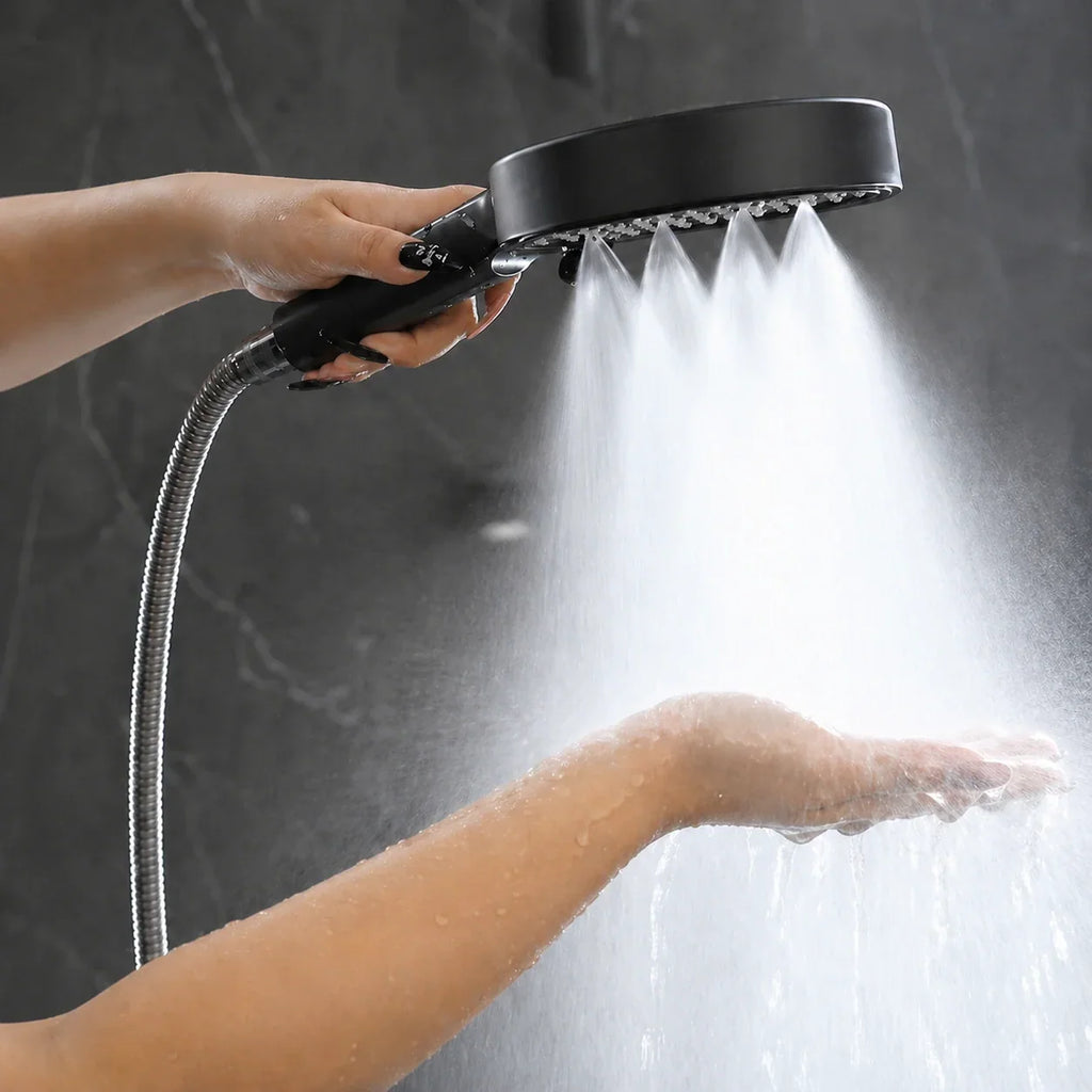 Seven-Mode Handheld Shower Head with Pressure Boost