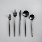 Titanium-Coated 18/10 Stainless Steel Cutlery Set, 4 to 16 Place