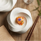 Ceramic Swirl Pattern Serving Bowl, Dishwasher Safe