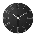 Silent Quartz Wall Clock 30cm, Minimal Design, 7 Colours
