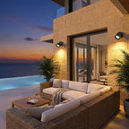 Adjustable Outdoor LED Wall Spotlight, 360 Degrees, IP65