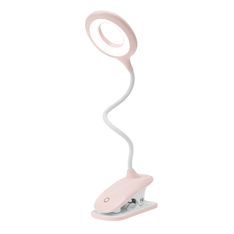 Rechargeable Clip-On Reading Light with Flexible Neck