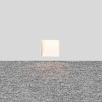 Recessed 3W LED Step Light with Motion Sensor, Frameless White
