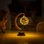 Decorative Moon Lamp with Crater Texture, Battery Powered