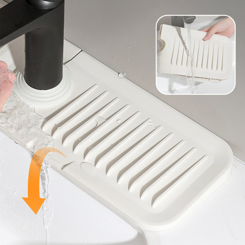 Silicone Tap Mat, Self Draining Anti Slip Sink Protector
