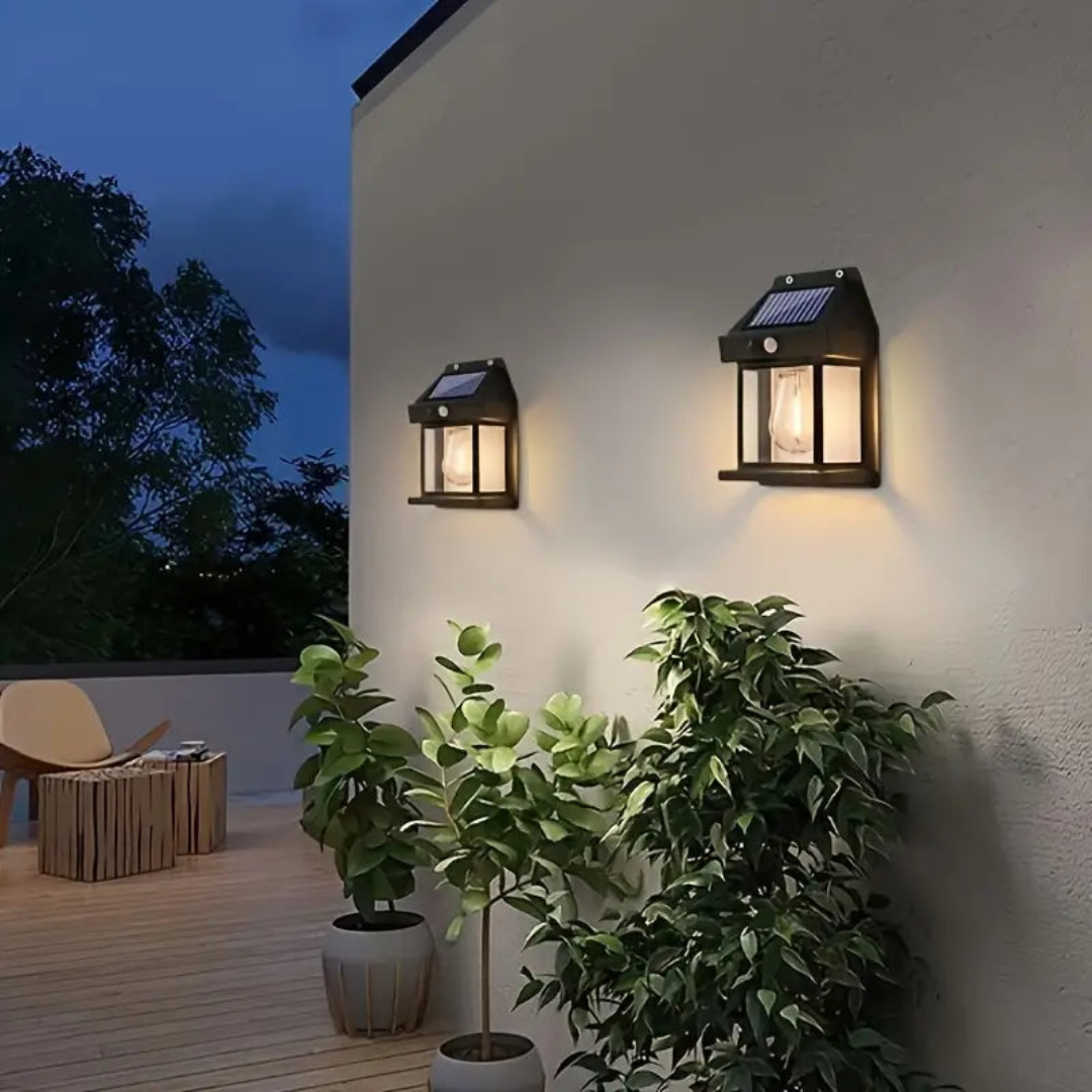 Solar Wall Light with Motion Sensor, 3 W LED, IP44