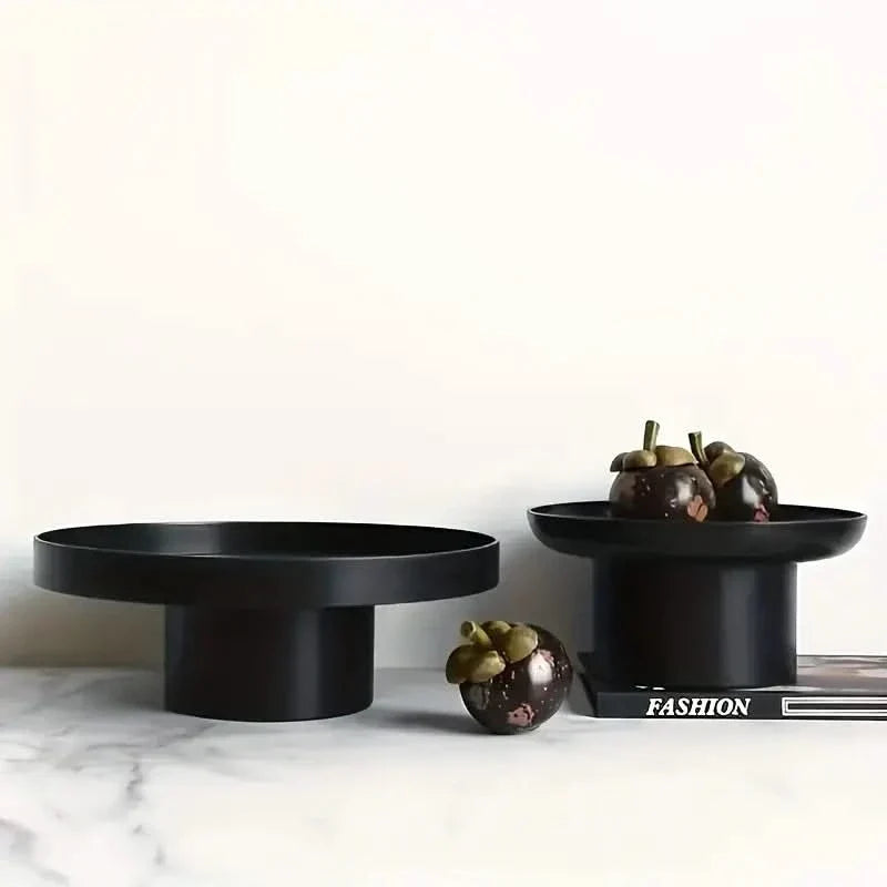 Round Raised Fruit Bowl with Stable Base